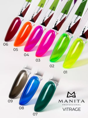 MANITA Professional гель-лак VITRAGE №09 c эффектом витража 10 мл. MANITA Professional гель-лак VITRAGE №09 c эффектом витража 10 мл.