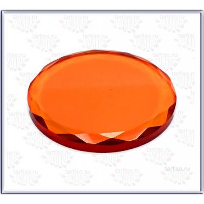 Стекло для клея круглое оранжевое TARTISO GLKC-6