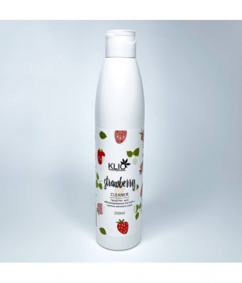 Klio Professional Средство для обезжиривания ногтей и снятия липкого слоя STRAWBERRY - АРОМАТНАЯ ЗЕМЛЯНИКА 250 мл. Klio Professional Средство для обезжиривания ногтей и снятия липкого слоя STRAWBERRY - АРОМАТНАЯ ЗЕМЛЯНИКА 250 мл.