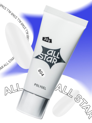 ALL STAR Полигель Milk молочный 804 30 г.