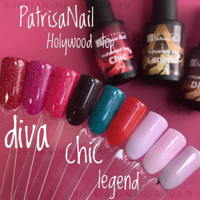 Patrisa Nail Топ без липкого слоя Hollywood-Top Legend 8 мл. BP38