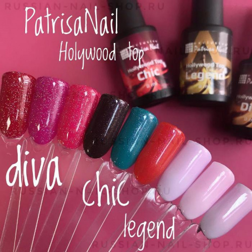 Patrisa Nail Топ без липкого слоя Hollywood-Top Legend 8 мл. BP38