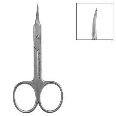 IRISK Ножницы для кутикулы матовые, длина 10 см. ручная заточка 02NK-10 Б731-02