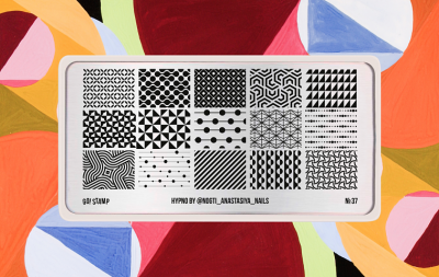 Go Stamp Пластина для стемпинга 037 Hypno