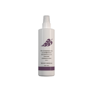 Опция Обезжириватель-дезинфектор жидкость для снятия липкого слоя 3 в 1 Пудра и шелк 250 мл. 37899