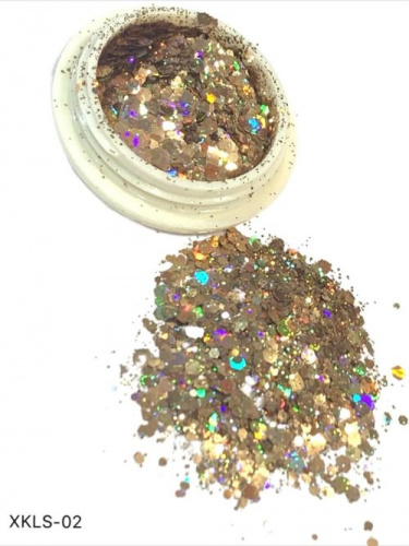 Дизайн Брокат XKLS-02 бронза Дизайн Брокат XKLS-02 бронза