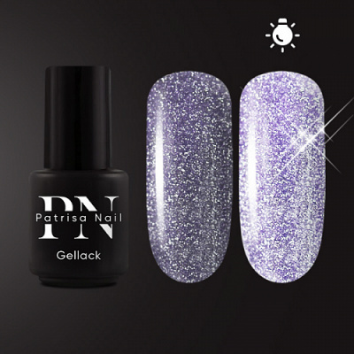 Patrisa Nail светоотражающий гель-лак Lilac Flash 3,5 мл. B227