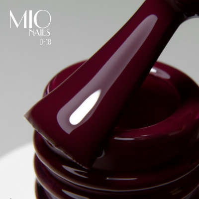 MIO Nails Гель-лак Основная палитра D-18 Махагон 8 мл.