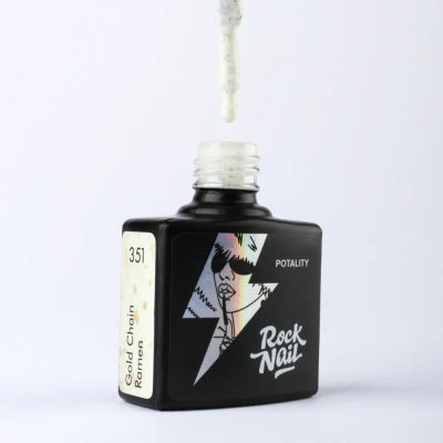 RockNail Гель-лак Potality 351 Gold Chain Ramen 10 мл.