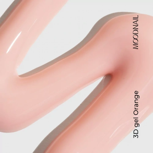 MoodNail 3D Gel для объемного дизайна Orange 15 г.