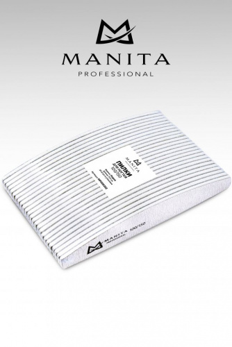 MANITA Professional Пилка для ногтей Лодка 100/150 грит 17,7 см.