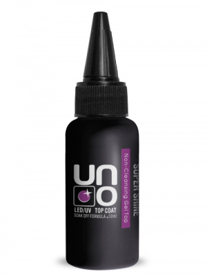 UNO Верхнее покрытие для гель-лака SUPER SHINE без липкого слоя 50 г. UTGPL3T50