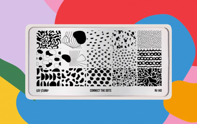 Go Stamp Пластина для стемпинга 140 Connect the Dots