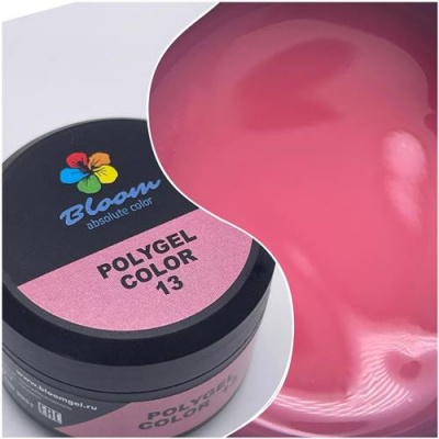 Bloom Poly Gel Полигель 13 Розовый 12 г. Bloom Poly Gel Полигель 13 Розовый 12 г.