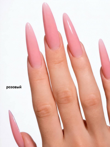MoodNail Полигель для наращивания Розовый 30 г.