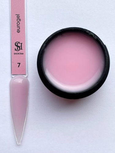 SHOKOlak Гель для укрепления и наращивания EURO GEL 7 15 мл. SHOKOlak Гель для укрепления и наращивания EURO GEL 7 15 мл.