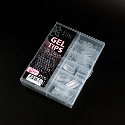 IRISK Гелевые типсы для экспресс наращивания Gel Tips Квадрат 240 шт. Т011-01 IRISK Гелевые типсы для экспресс наращивания Gel Tips Квадрат 240 шт. Т011-01