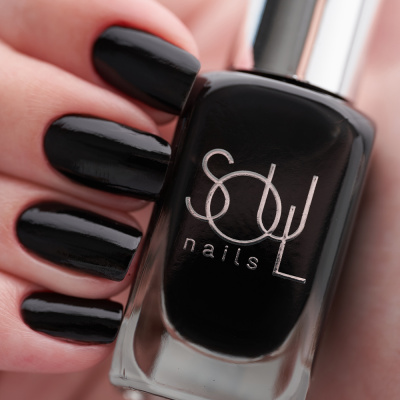 Soul Nails Лак для ногтей Black №138 10,5 мл.