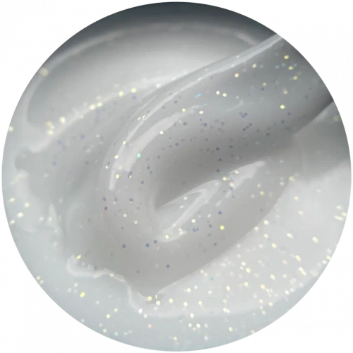 Опция Гель моделирующий с блестками Молочный 15 мл.