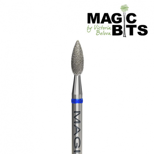 Magic Bits Алмазная фреза Пламя 2,7 мм. ПУЗАТОЕ Средняя