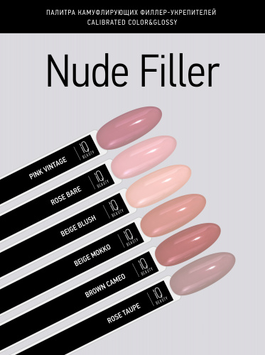 IQ Beauty Филлер-укрепитель Nude Filler с камуфлирующим эффектом глянцевый 03 Beige Blush 12,5 мл.