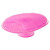 IRISK Терка-скраб силиконовая для лица и тела овальная Розовая В370-01 (02)