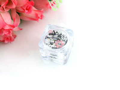 Глиттер Nails квадр.банка Y1BV062