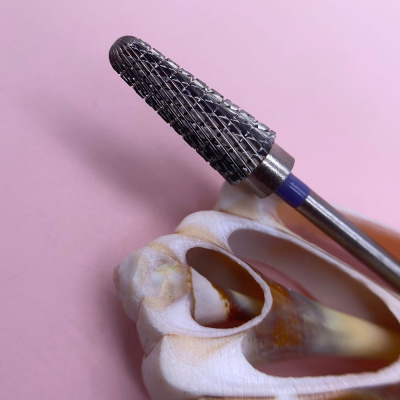 KristallNails, Твердосплавная фреза Конус Мелкая (Фиолетовая) 23360 (500.104.201.145.060)