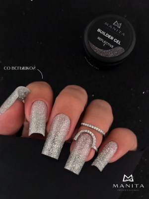MANITA Professional Гель светоотражающий BUILDER GEL REFLECTIVE №01 15 мл.