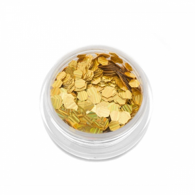 Шестигранники TNL Кошачий глаз 1 золото 10401