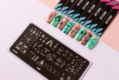 Go Stamp Пластина для стемпинга 024 Femme