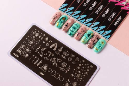 Go Stamp Пластина для стемпинга 024 Femme