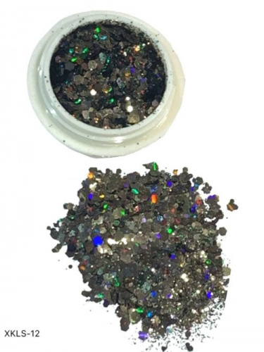 Дизайн Брокат XKLS-12 черный Дизайн Брокат XKLS-12 черный