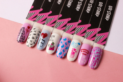 Go Stamp Пластина для стемпинга 005 Romantic mood