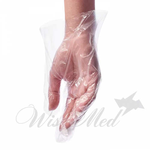 Перчатки полиэтиленовые размер L Прозрачные 100 шт./уп.