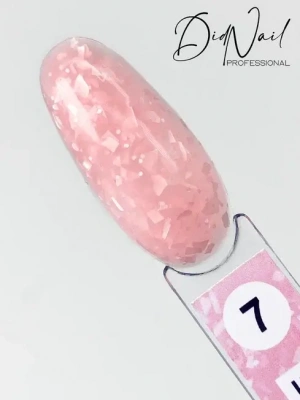 DidNail Professional Камуфлирующая база с блестками Pretty Base 7 10 мл.