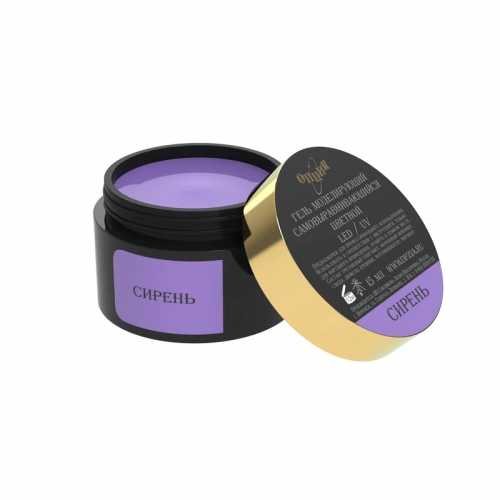 Опция Гель моделирующий самовыравнивающийся цветной Сирень 15 мл.