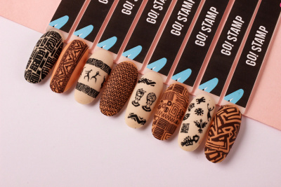 Go Stamp Пластина для стемпинга 032 Safari