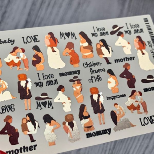 2D Фольгированный слайдер-дизайн MilliArt Nails MN-FL-026