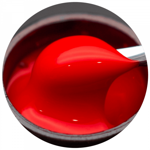 Опция Гель моделирующий самовыравнивающийся цветной Алый 15 мл.