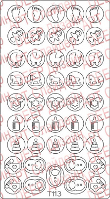 Трафарет Deep-дизайн T113