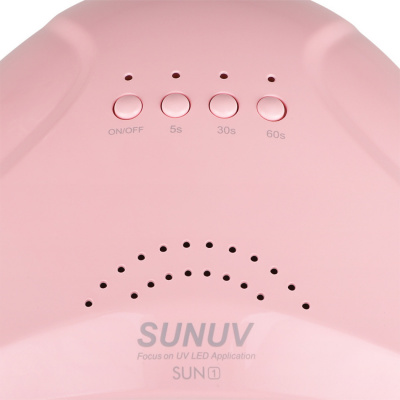 SUNUV Лампа UV/LED SUN 1 48W с кварцевыми диодами розовая SUNUV Лампа UV/LED SUN 1 48W с кварцевыми диодами розовая