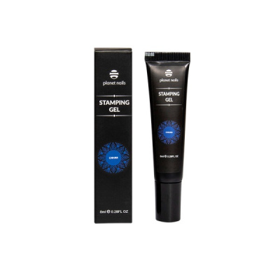 Гель-краска Planet Nails Stamping Gel синяя, 8 мл. 11573