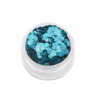 Шестигранники TNL Кошачий глаз 2 бирюзовые 10430