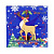 Mavellin Гидрогелевые патчи для глаз с черникой Blueberry Christmas Eye Mask 60 шт.