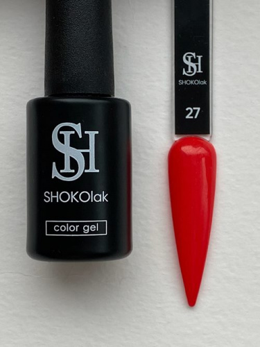 SHOKOlak гель-лак GEL POLISH sparkle №27 10 мл.