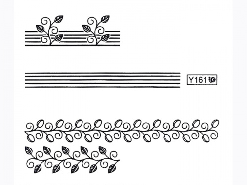 Nails Переводные картинки Y1BHY161