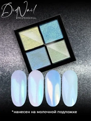 DidNail Professional Жемчужная втирка для ногтей 4 цвета №10 FS10 DidNail Professional Жемчужная втирка для ногтей 4 цвета №10 FS10
