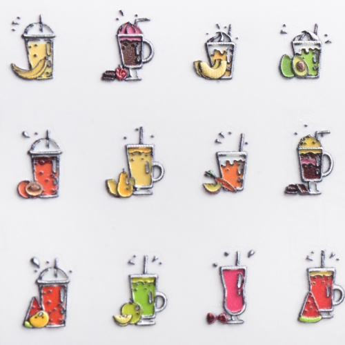 IRISK 3Д-Стикер на клеевой основе Д301-11 (010) NC018