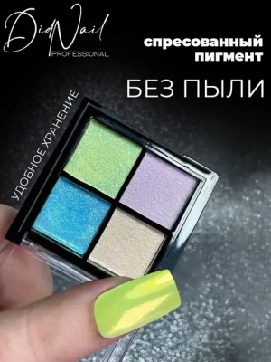 DidNail Professional Жемчужная втирка для ногтей 4 цвета №09 FS09 DidNail Professional Жемчужная втирка для ногтей 4 цвета №09 FS09